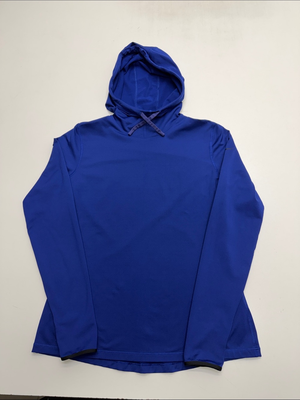 NIKE Youth XL Blue High Neck Performance Hoodie